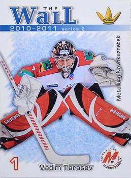 2010-11 Corona KHL The Wall Series 2 (unlicensed) #42 Vadim Tarasov Front