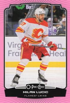 2022-23 O-Pee-Chee - Neon Pink Border #486 Milan Lucic Front