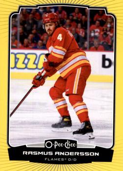 2022-23 O-Pee-Chee - Yellow Border #345 Rasmus Andersson Front