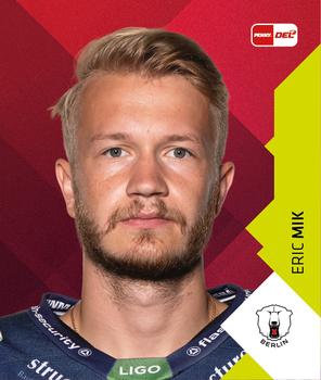 2022-23 Playercards Stickers (DEL) #31 Eric Mik Front