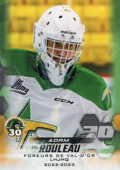 2022-23 Extreme Val-d'Or Foreurs (QMJHL) #NNO Adam Rouleau Front