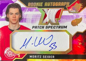 2021-22 SPx - Rookie Auto Patch Spectrum #MS Moritz Seider Front