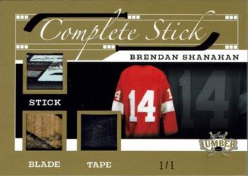2021-22 Leaf Lumber - Complete Stick Gold #CS-BS1 Brendan Shanahan Front