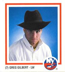 1986-87 New York Islanders #NNO Greg Gilbert Front