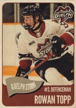 2022-23 Guelph Storm (OHL) #NNO Rowan Topp Front