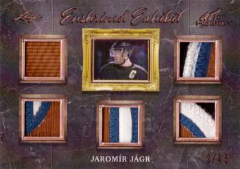 2022 Leaf Art of Hockey - Enshrined Exhibit Bronze Spectrum Holofoil #EE-10 Jaromír Jágr Front