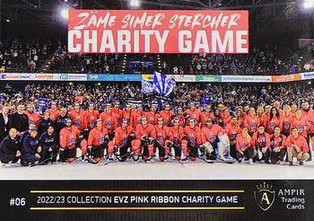 2022-23 AMPIR EV Zug (Unlicensed) - Pink Ribbon Charity Game #06 Niklas Hansson Back
