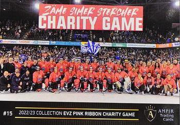 2022-23 AMPIR EV Zug (Unlicensed) - Pink Ribbon Charity Game #15 Carl Klingberg Back