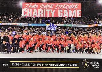 2022-23 AMPIR EV Zug (Unlicensed) - Pink Ribbon Charity Game #17 Dario Simion Back