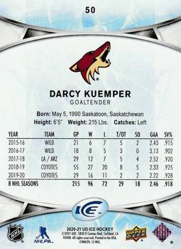 2021-22 Upper Deck Ice - 2020-21 Upper Deck Ice #50 Darcy Kuemper Back
