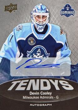 2022-23 Upper Deck AHL - Tendys Autographs #T-13 Devin Cooley Front