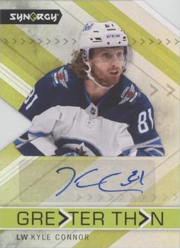 2022-23 Upper Deck Synergy - Greater Than Signatures #GT-KC Kyle Connor Front