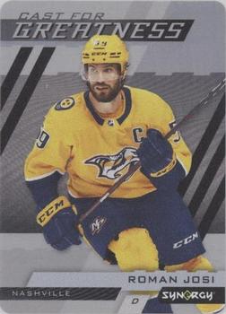 2022-23 Upper Deck Synergy - Cast for Greatness #CG-18 Roman Josi Front