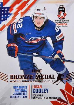 2023 BY Cards IIHF World Junior Championship #68 Logan Cooley Front