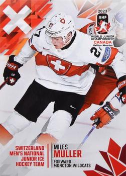 2023 BY Cards IIHF World Junior Championship #152 Miles Muller Front