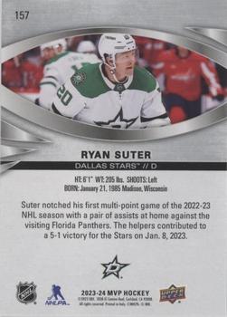 2023-24 Upper Deck MVP - Silver Script #157 Ryan Suter Back