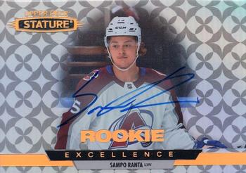 2021-22 Upper Deck Stature - Rookie Excellence Autographs #RE-8 Sampo Ranta Front