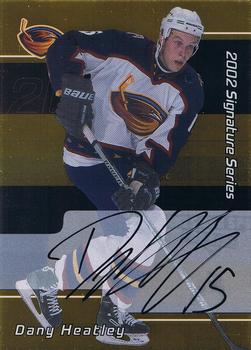 2001-02 Be a Player Update - 2001-02 Be A Player Signature Series Update Autographs Gold #226 Dany Heatley Front