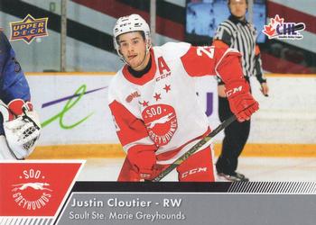 2022-23 Upper Deck CHL #295 Justin Cloutier Front
