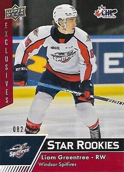2022-23 Upper Deck CHL - Exclusives #377 Liam Greentree Front