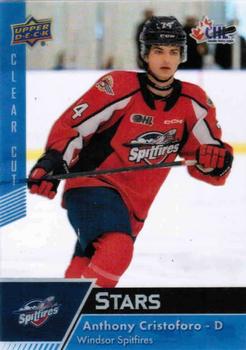 2022-23 Upper Deck CHL - Clear Cut #305 Anthony Cristoforo Front
