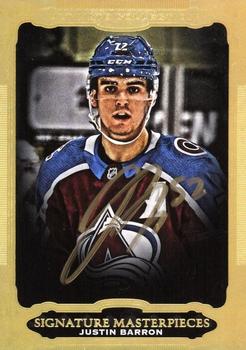 2021-22 Upper Deck Ultimate Collection - Signature Masterpieces #USM-JB Justin Barron Front