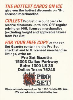 1990-91 Pro Set - Discount Offers #NNO 10 Cent Discount Offer (The More You Save!!!) Back
