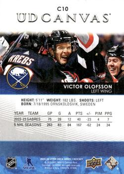 2023-24 Upper Deck - UD Canvas #C10 Victor Olofsson Back
