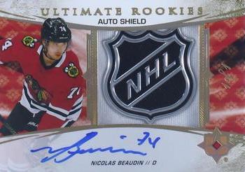 2021-22 Upper Deck Ultimate Collection - 2020-21 Upper Deck Ultimate Collection Update: Shield Patch #154 Nicolas Beaudin Front