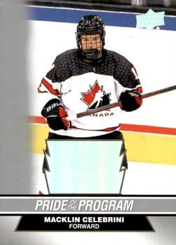 2023 Upper Deck Team Canada Juniors #97 Macklin Celebrini Front
