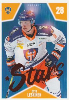 2023-24 Cardset Finland - Stars Red #Stars 13 Otto Leskinen Front