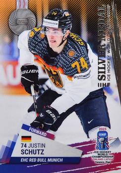 2023 BY Cards IIHF World Championship #44 Justin Schutz Front