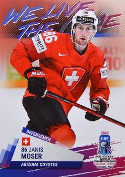 2023 BY Cards IIHF World Championship #112 Janis Moser Front