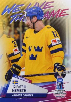 2023 BY Cards IIHF World Championship #134 Patrik Nemeth Front