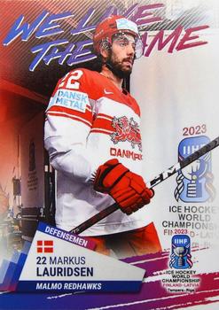 2023 BY Cards IIHF World Championship #236 Markus Lauridsen Front