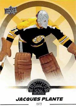 2023-24 Upper Deck Boston Bruins 100th Anniversary Box Set #71 Jacques Plante Front
