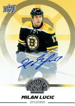 2023-24 Upper Deck Boston Bruins 100th Anniversary Box Set - Autographs #46 Milan Lucic Front