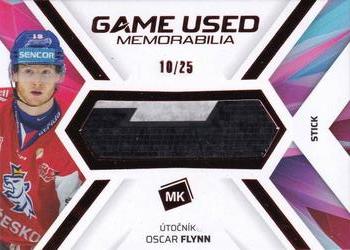 2022-23 Moje karticky Czech Ice Hockey Team - Game Used Memorabilia Red #GUM-18 Oscar Flynn Front