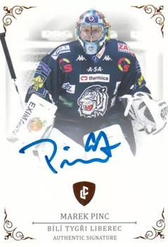 2023 Legendary Cards Rekordy České Extraligy Ledního Hokeje 1994-2021 - Authentic Signature #42 Marek Pinc Front