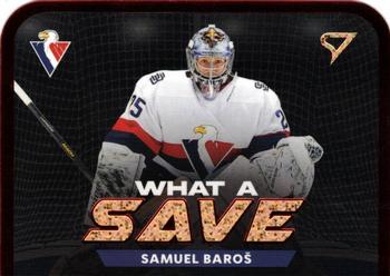 2023-24 SportZoo Tipos Extraliga - What a Save Limited #WS-07 Samuel Baros Front