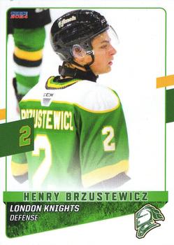 2023-24 Choice London Knights (OHL) #05 Henry Brzustewicz Front