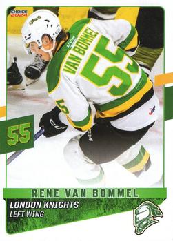 2023-24 Choice London Knights (OHL) #21 Rene Van Bommel Front