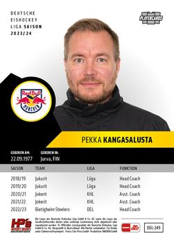 2023-24 Playercards (DEL) #249 Pekka Kangasalusta Back