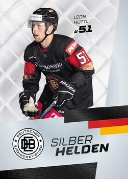 2023-24 Playercards (DEL) - Silberhelden #DEL-SH02 Leon Hüttl Front