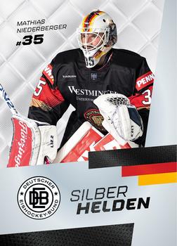 2023-24 Playercards (DEL) - Silberhelden #DEL-SH07 Mathias Niederberger Front