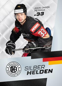 2023-24 Playercards (DEL) - Silberhelden #DEL-SH09 John-Jason Peterka Front
