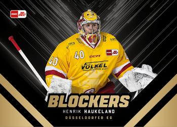 2023-24 Playercards (DEL) - Blockers #DEL-BK04 Henrik Haukeland Front