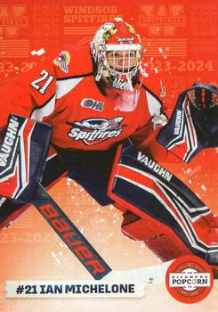 2023-24 Windsor Spitfires (OHL) #NNO Ian Michelone Front