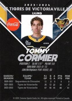2023-24 Extreme Victoriaville Tigers (QMJHL) #NNO Tommy Cormier Back