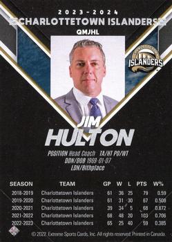 2023-24 Extreme Charlottetown Islanders (QMJHL) #NNO Jim Hulton Back